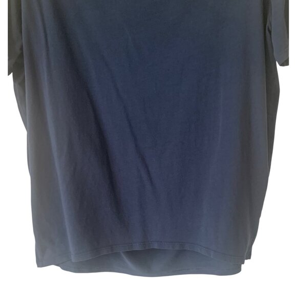 LULULEMON Navy Blue Back In Action Short Sleeve Boat Neck Women’s T-Shirt 12 - Picture 6 of 9